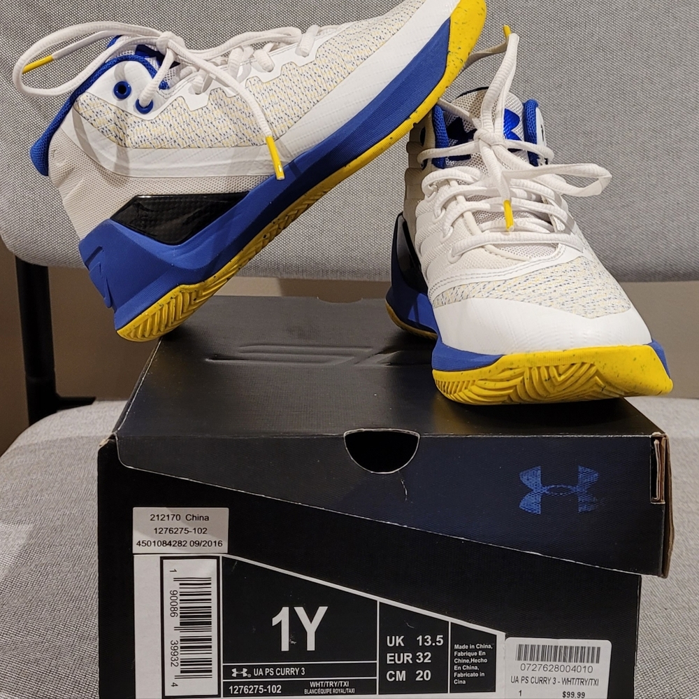 Under Armour Curry 3 - Boys Size 1Y